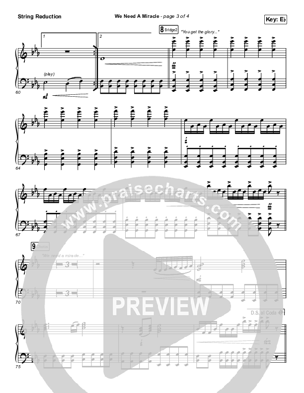 We Need A Miracle String Reduction (Charity Gayle)