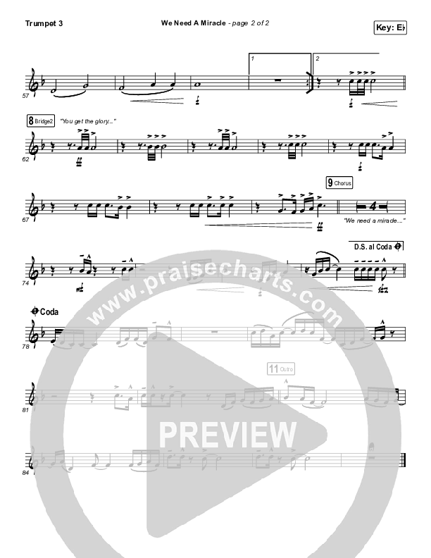 We Need A Miracle Trumpet 3 (Charity Gayle)