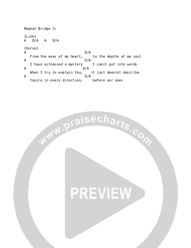 To Know You (Live) Chord Chart (Citizens)