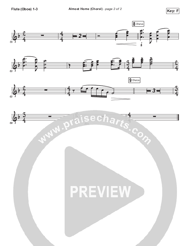 Almost Home (Choral Anthem SATB) Wind Pack (Matt Boswell / Matt Papa / Arr. Luke Gambill)