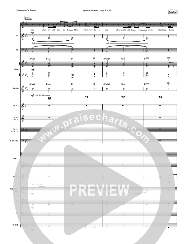 Hymn Of Heaven (Choral Anthem SATB) Conductor's Score (Phil Wickham / Arr. Luke Gambill)