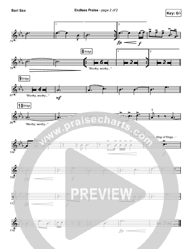 Endless Praise Bari Sax (Charity Gayle)