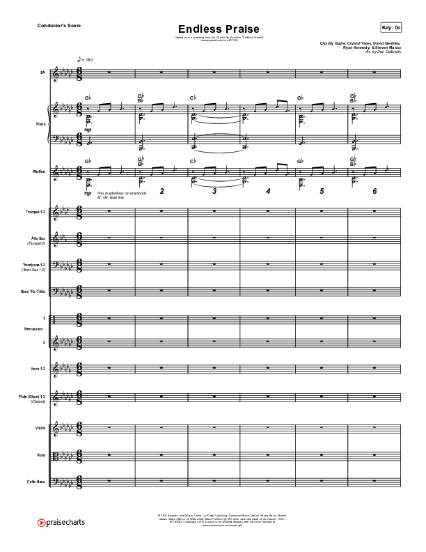 Endless Praise Conductor's Score (Charity Gayle)