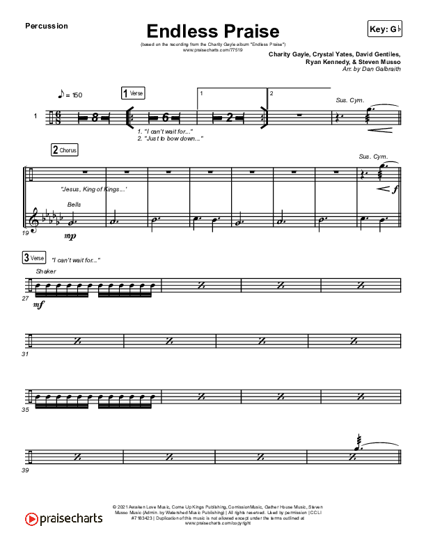 Endless Praise Percussion (Charity Gayle)