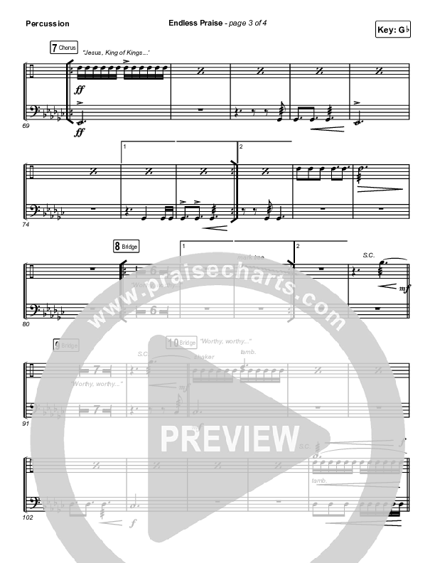 Endless Praise Percussion (Charity Gayle)