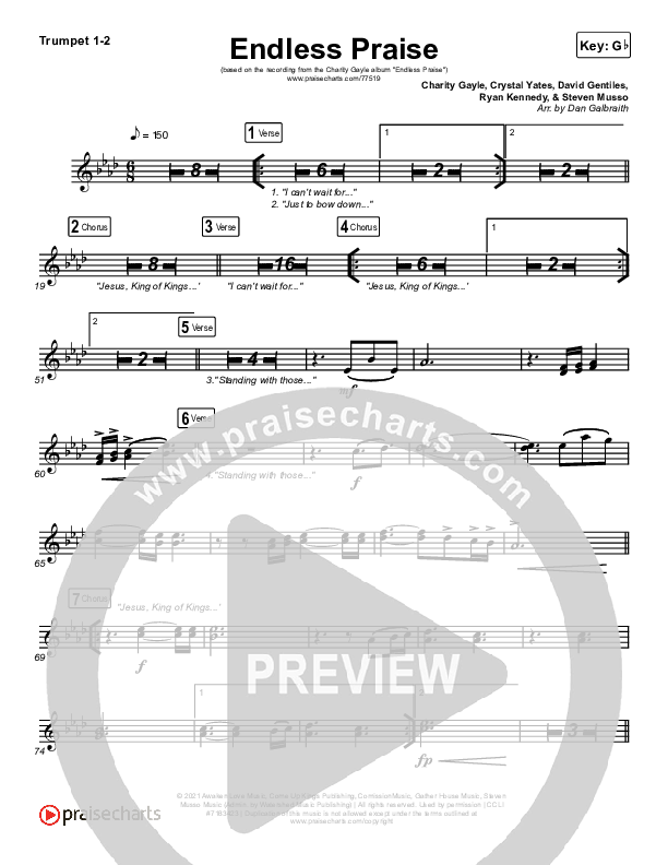 Endless Praise Trumpet 1,2 (Charity Gayle)