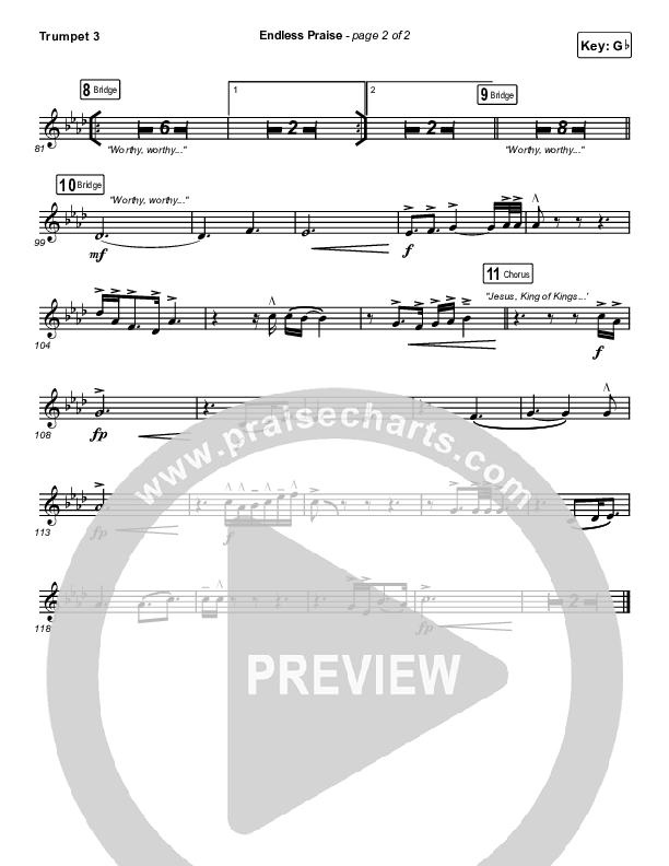 Endless Praise Trumpet 3 (Charity Gayle)