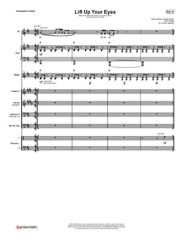 Lift Up Your Eyes Light Orchestration (Danny Gokey)