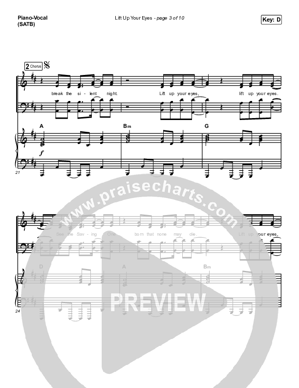 Lift Up Your Eyes Piano/Vocal (Print Only) (Danny Gokey)