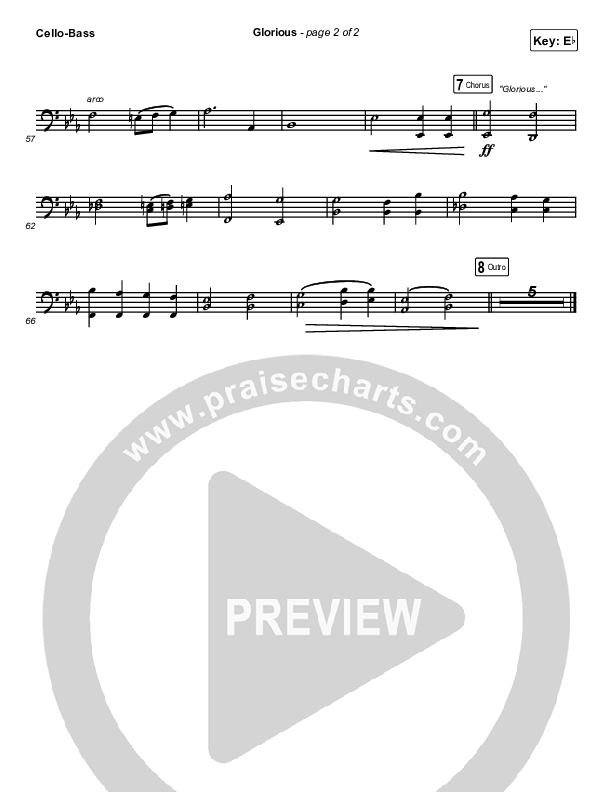 Glorious Cello/Bass (We The Kingdom)