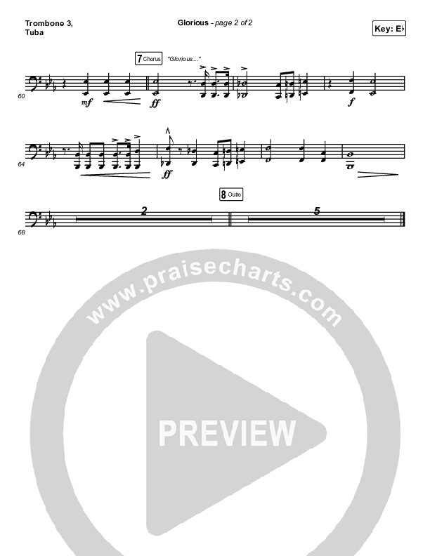 Glorious Trombone 3/Tuba (We The Kingdom)