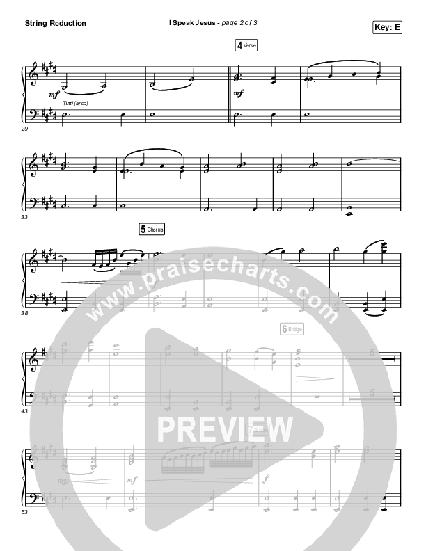 I Speak Jesus (Choral Anthem SATB) String Reduction (Charity Gayle / Arr. Luke Gambill)