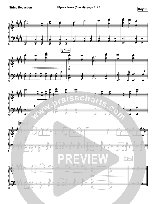 I Speak Jesus (Choral Anthem SATB) Synth Strings (Charity Gayle / Arr. Luke Gambill)