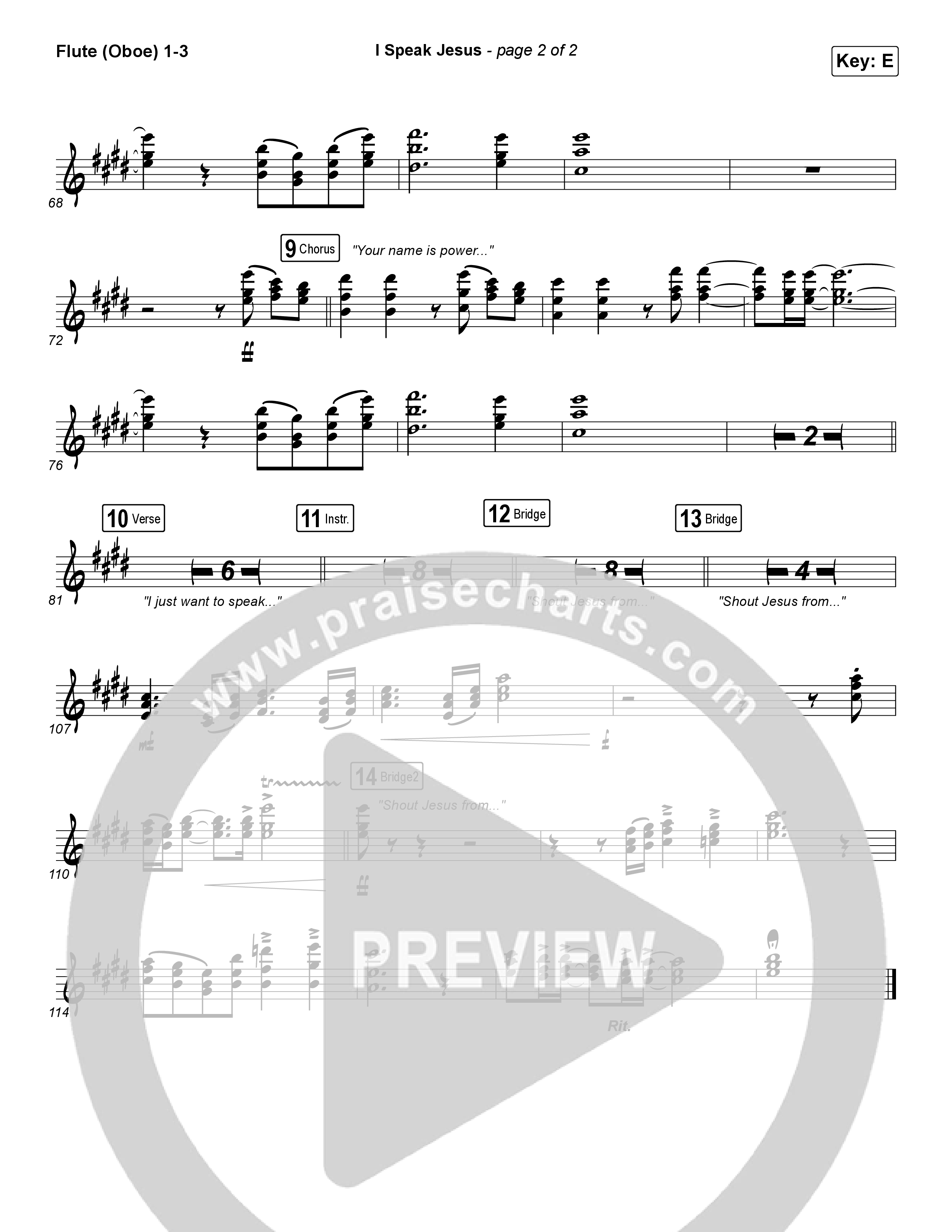 I Speak Jesus Wind Pack (Charity Gayle / Steven Musso)