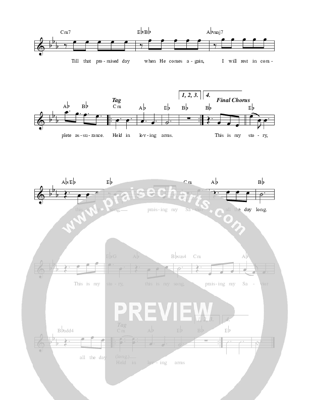 Blessed Assurance Lead Sheet (Celtic Worship)