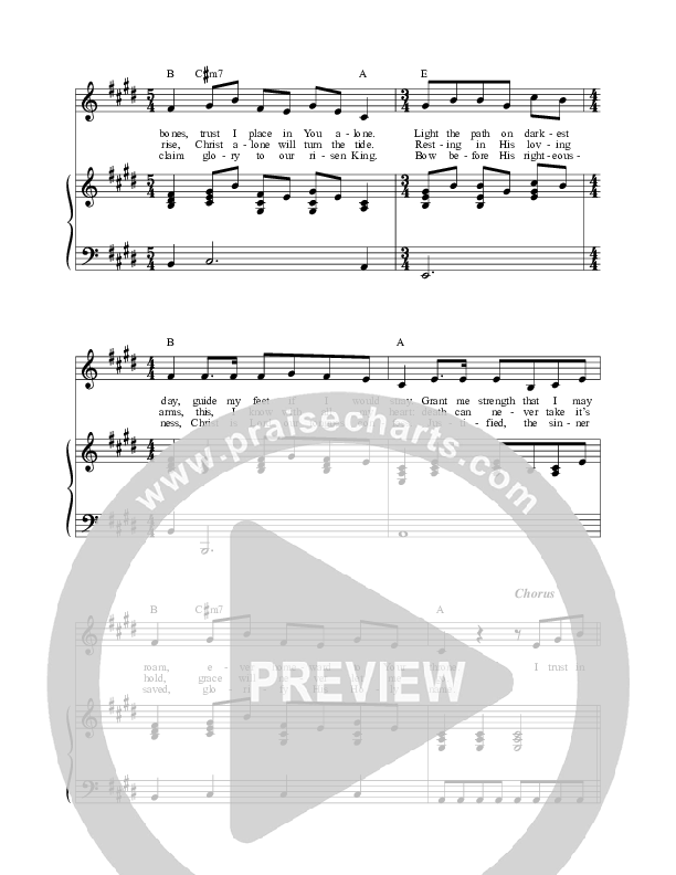 I Trust In Jesus Lead & Piano (Celtic Worship)