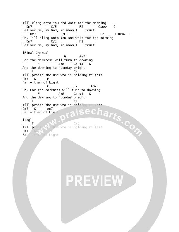 Father Of Light Chord Chart (Celtic Worship)