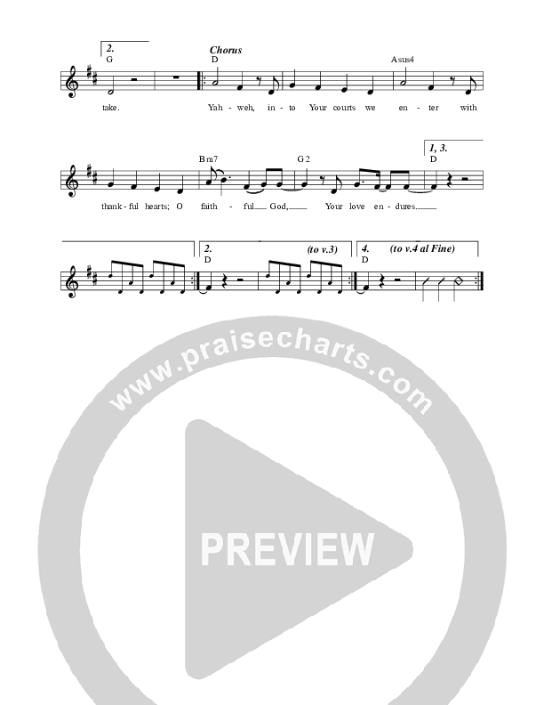 Old 100th Lead Sheet (Celtic Worship)