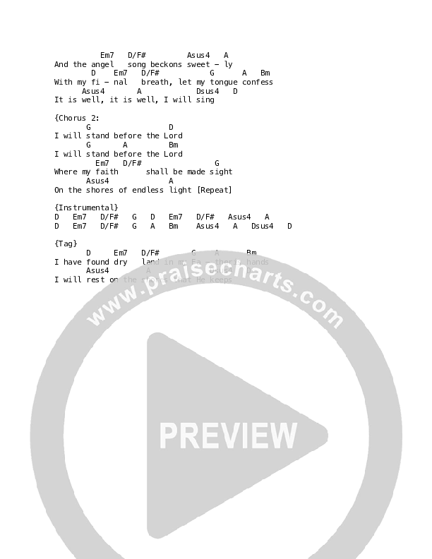 O Be Still My Soul Chord Chart (Celtic Worship)