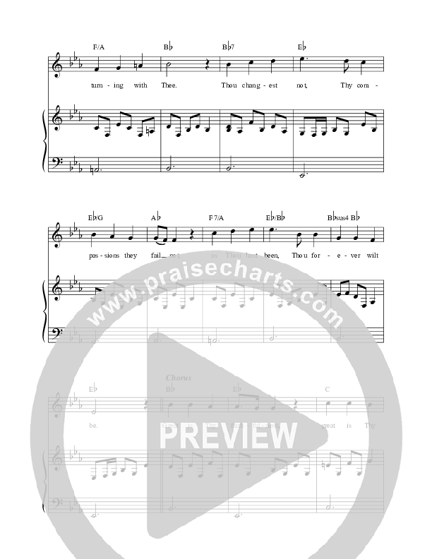 Great Is Thy Faithfulness / How He Loves Piano/Vocal (SATB) (Celtic Worship)