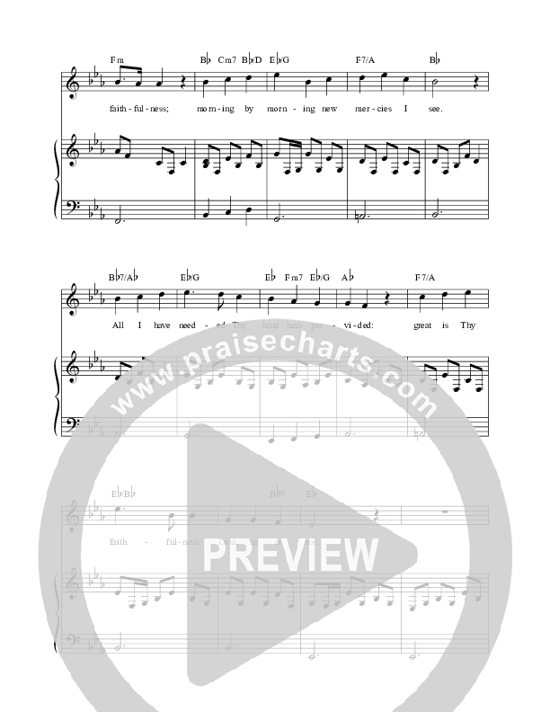 Great Is Thy Faithfulness / How He Loves Piano/Vocal (SATB) (Celtic Worship)