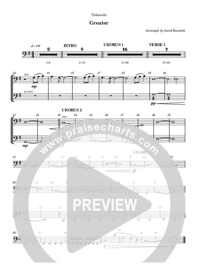 Greater Violincello (Highlands Worship)