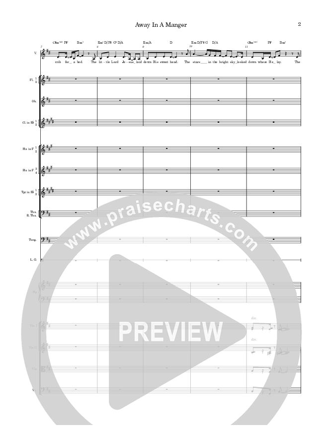 Away In a Manger Orchestration (Highlands Worship)