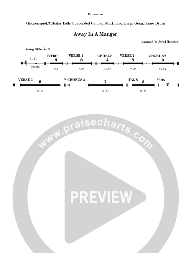 Away In a Manger Percussion (Highlands Worship)