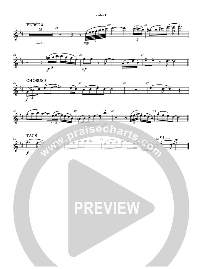 Away In a Manger Violin 1 (Highlands Worship)