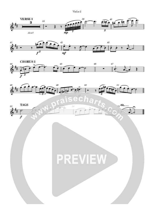 Away In a Manger Violin 2 (Highlands Worship)