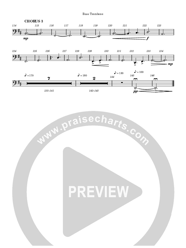 O Holy Night Bass Trombone (Highlands Worship)