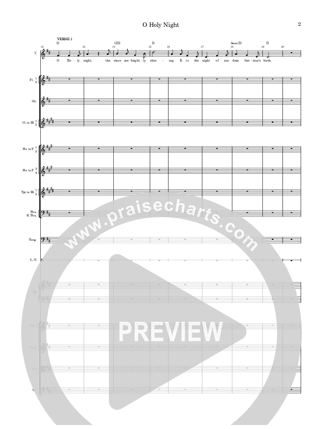O Holy Night Orchestration (Highlands Worship)