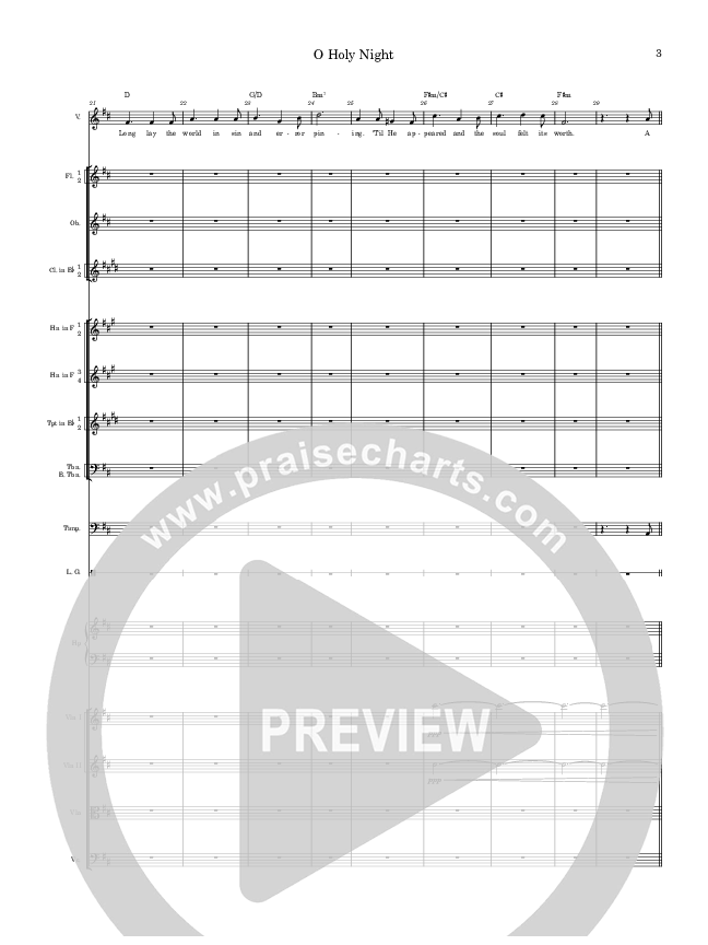 O Holy Night Orchestration (Highlands Worship)