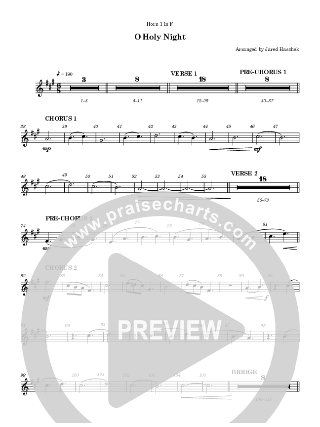 O Holy Night French Horn 1 (Highlands Worship)