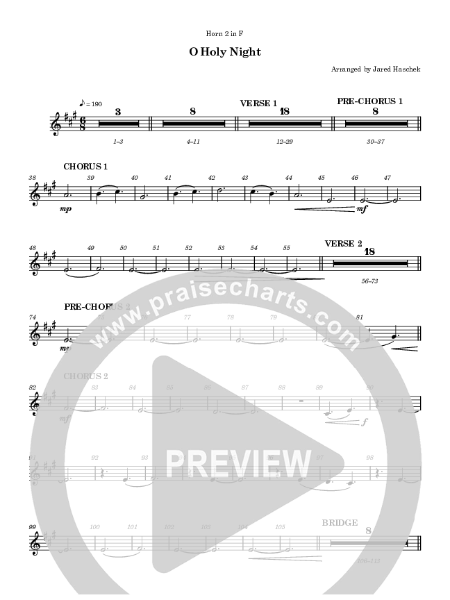 O Holy Night French Horn 2 (Highlands Worship)