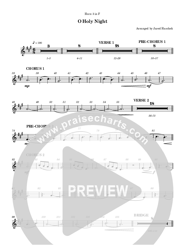 O Holy Night French Horn 3 (Highlands Worship)