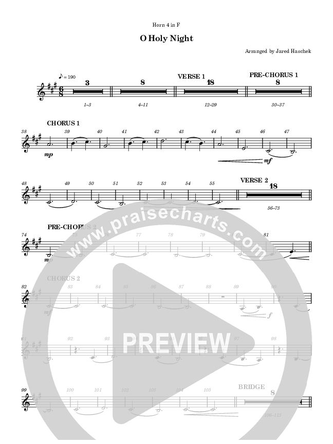 O Holy Night French Horn (Highlands Worship)