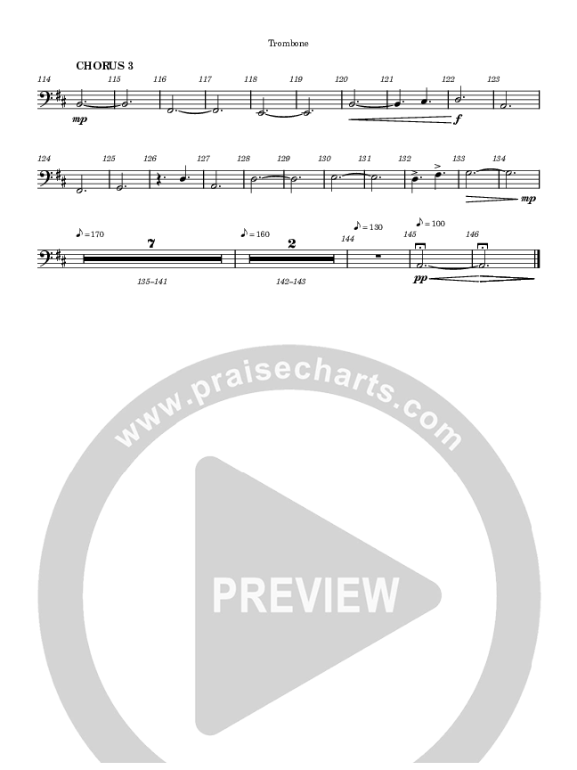 O Holy Night Trombone (Highlands Worship)
