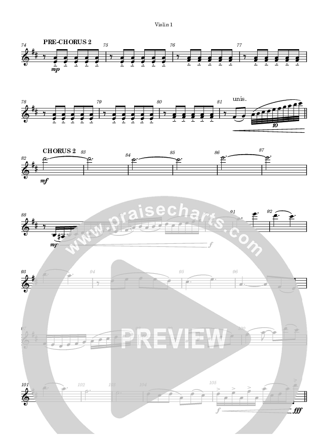 O Holy Night Violin 1 (Highlands Worship)