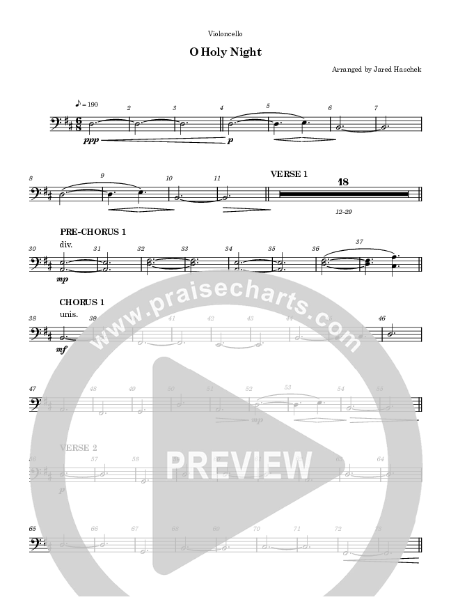 O Holy Night Violincello (Highlands Worship)