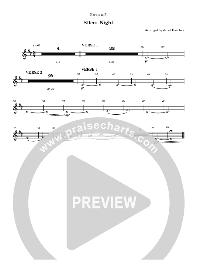 Silent Night French Horn 2 (Highlands Worship)