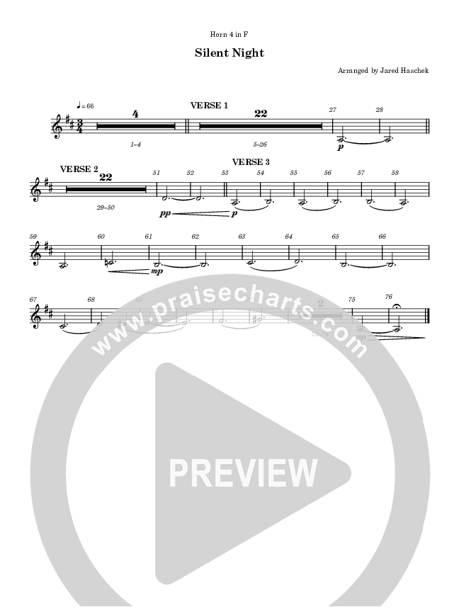 Silent Night French Horn (Highlands Worship)