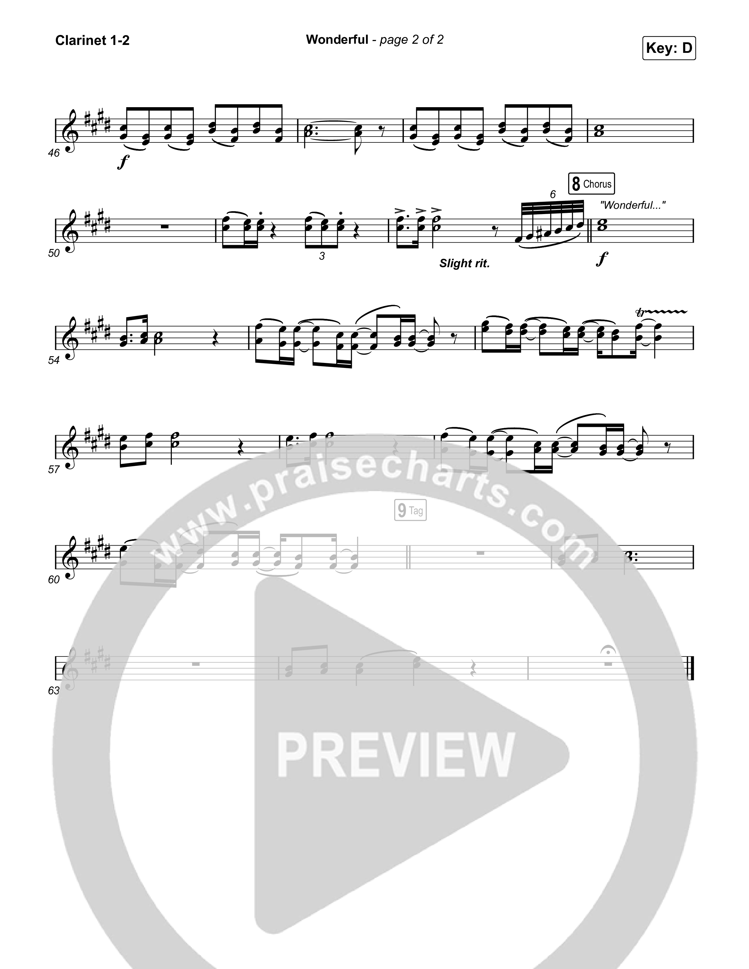 Wonderful Clarinet 1,2 (CAIN)