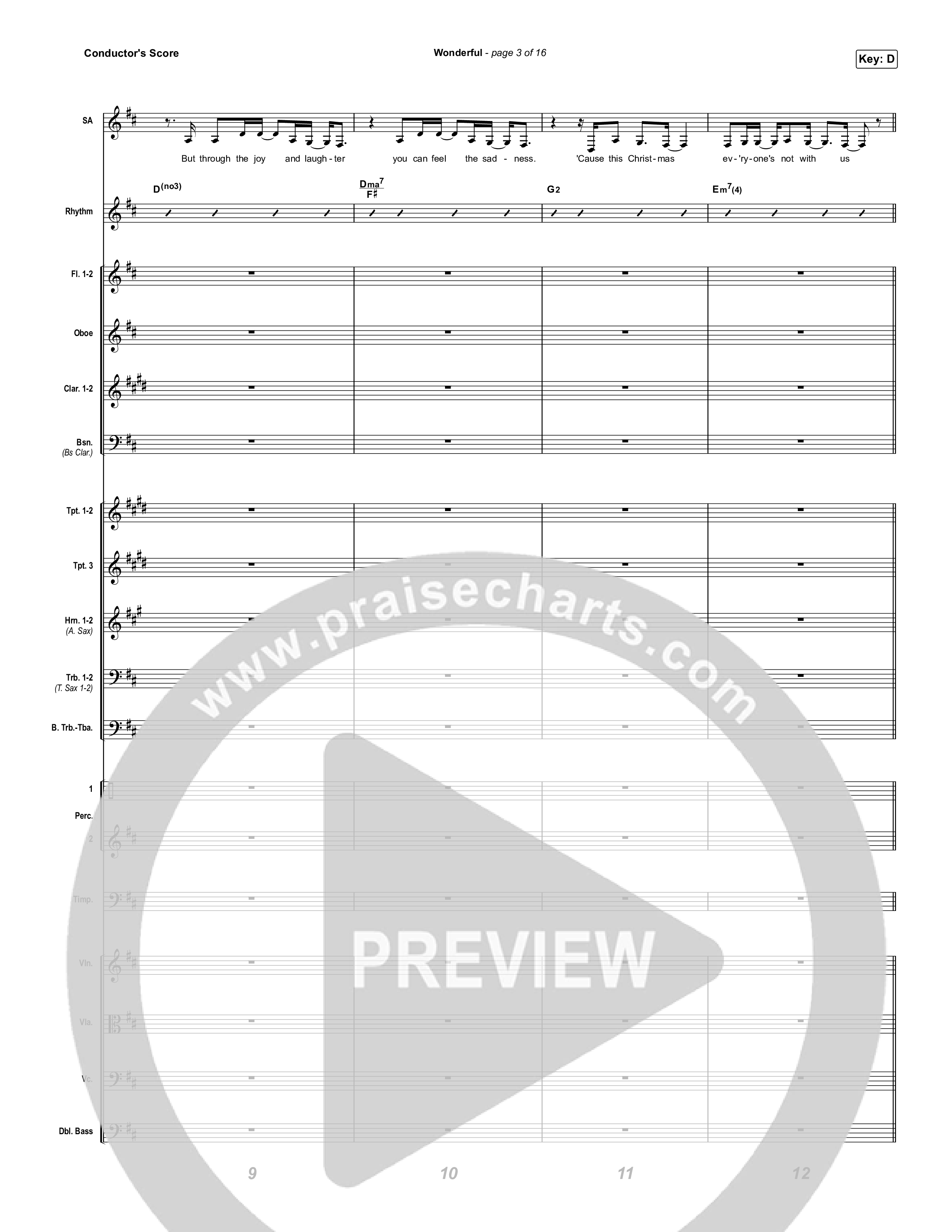 Wonderful Conductor's Score (CAIN)