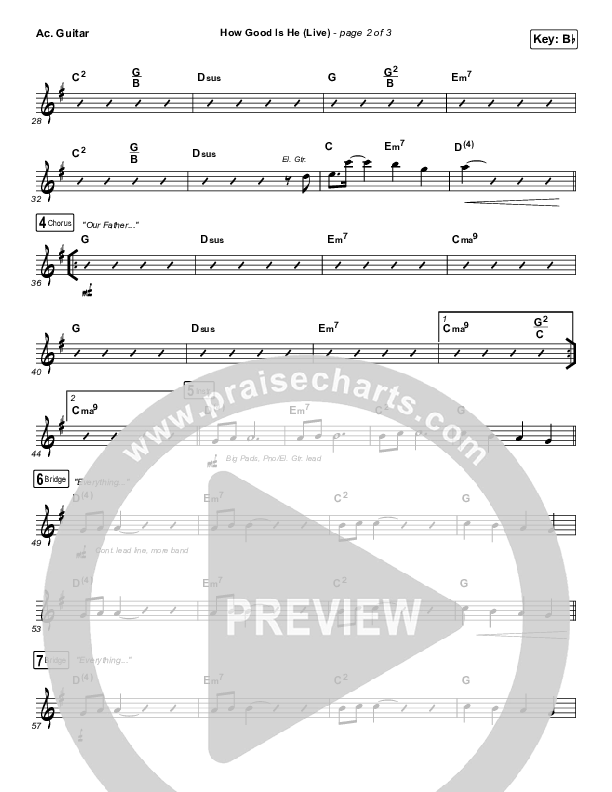 How Good Is He (Live) Acoustic Guitar (Vertical Worship)