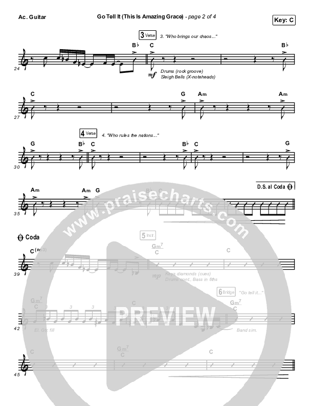 Go Tell It (This Is Amazing Grace) Acoustic Guitar (Life.Church Worship)