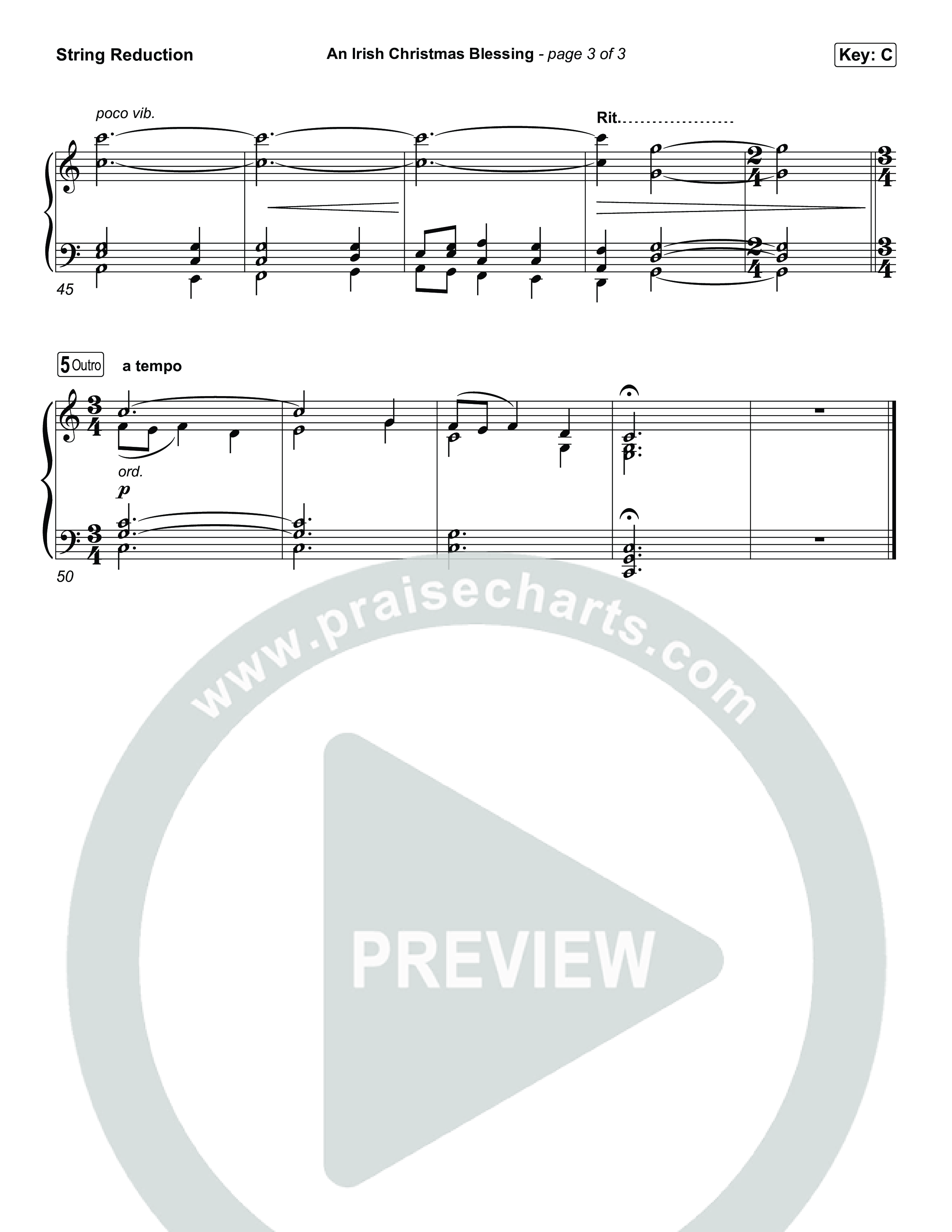 An Irish Christmas Blessing String Reduction (Life.Church Worship)