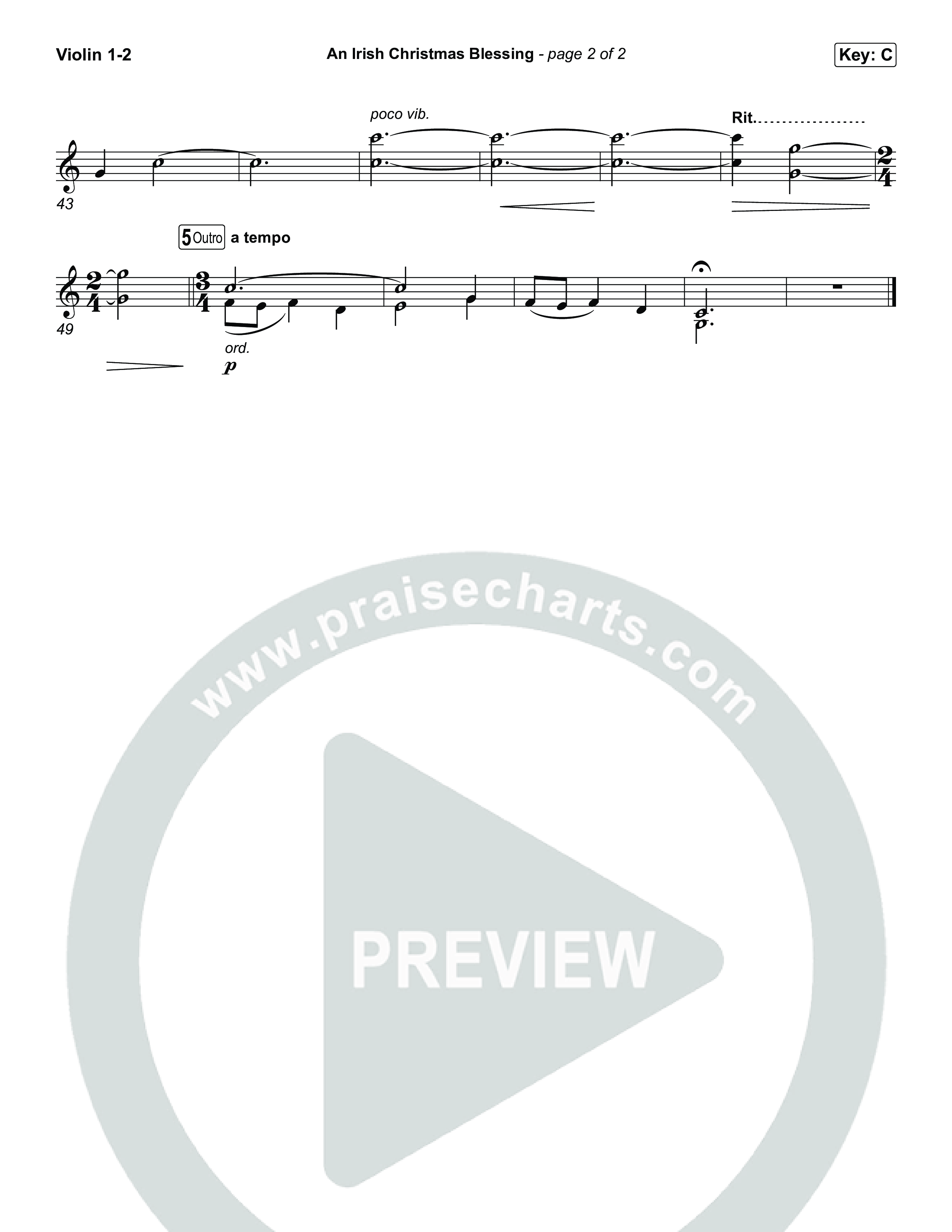 An Irish Christmas Blessing Violin 1,2 (Life.Church Worship)