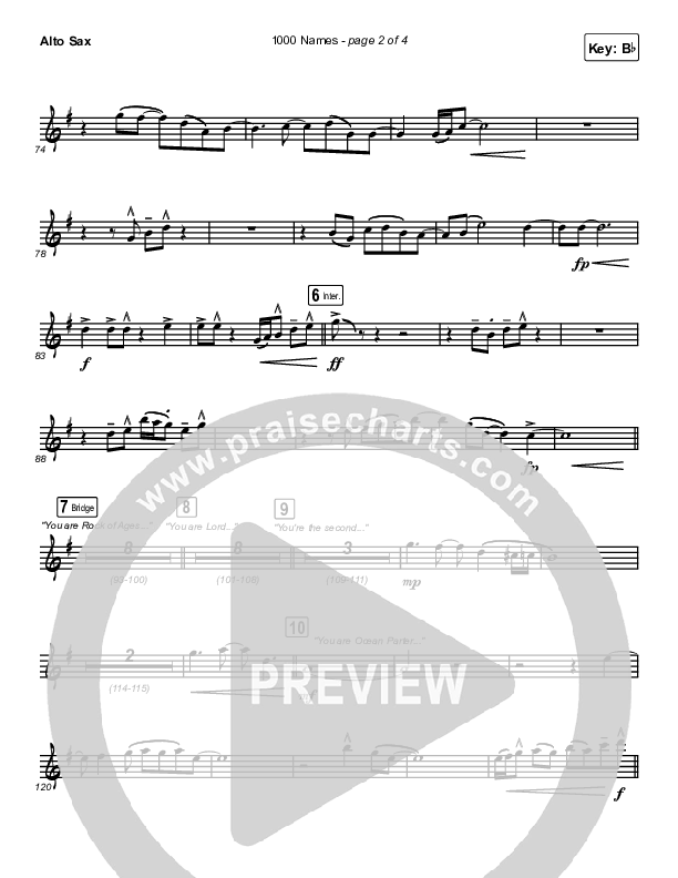 1000 Names Alto Sax (Sean Curran)