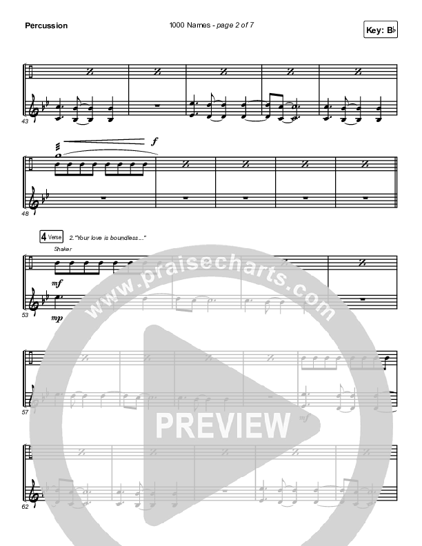 1000 Names Percussion (Sean Curran)